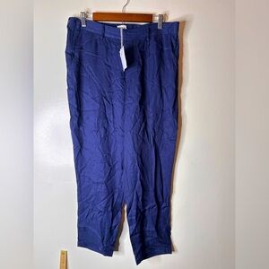 Pistola Eleanor Estate Blue Pull On Business Casual Trouser Pants